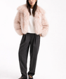 Short fur jacket