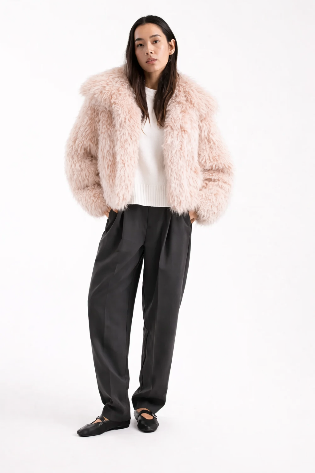 Short fur jacket