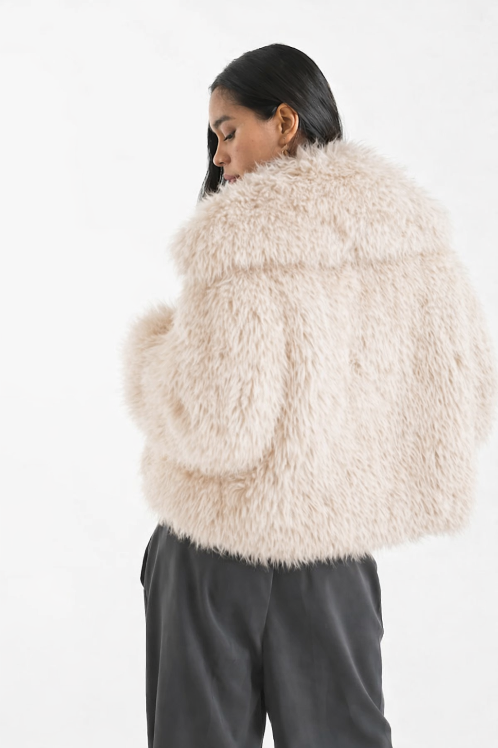 Short fur jacket