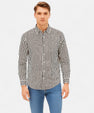 Maison Verdi | Men's Long Sleeve Striped Shirt