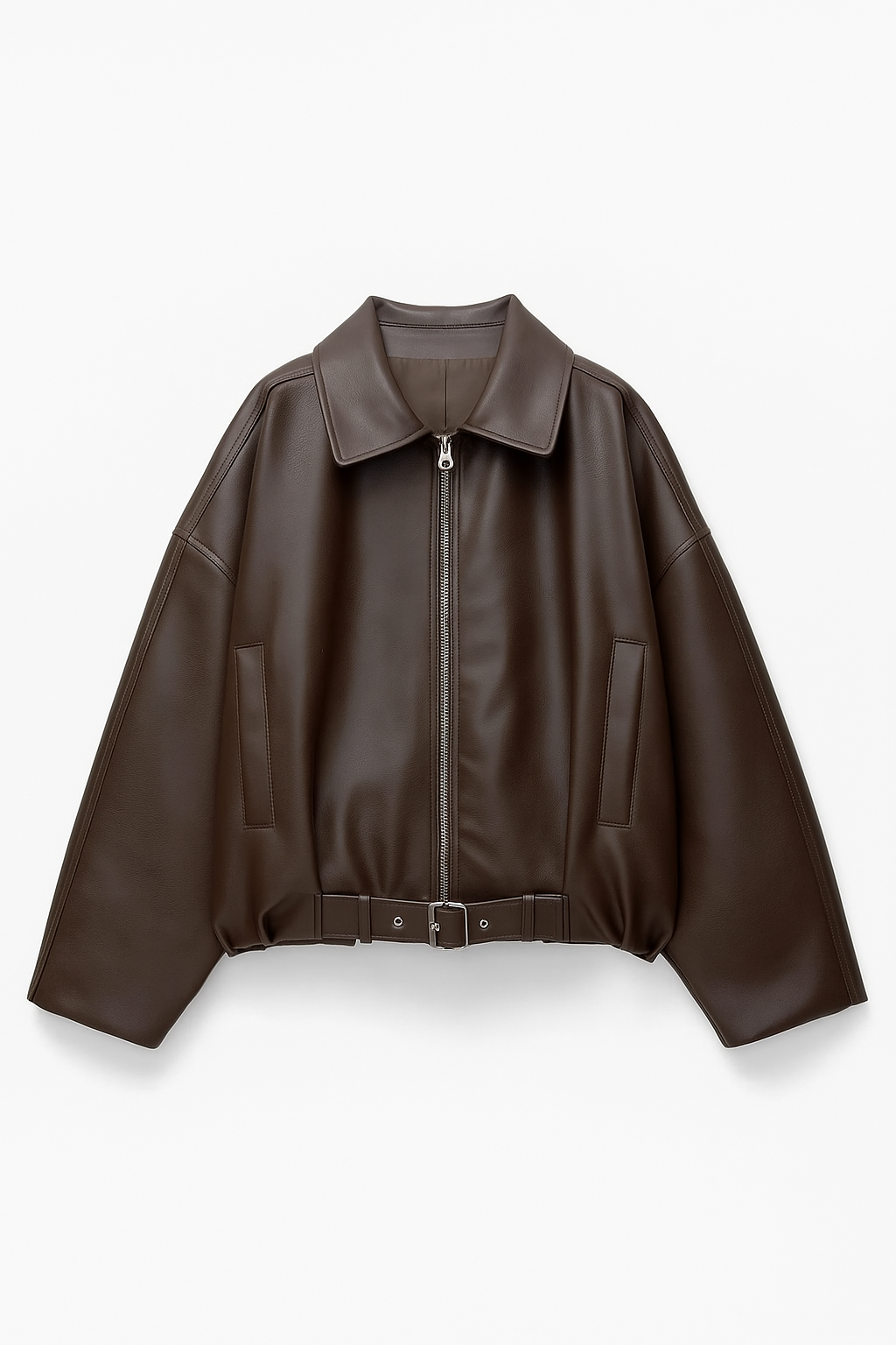 Faux leather jacket