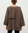 Asymmetrical Jacket with Short Scarf