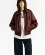 Jorja Leather Bomber Jacket