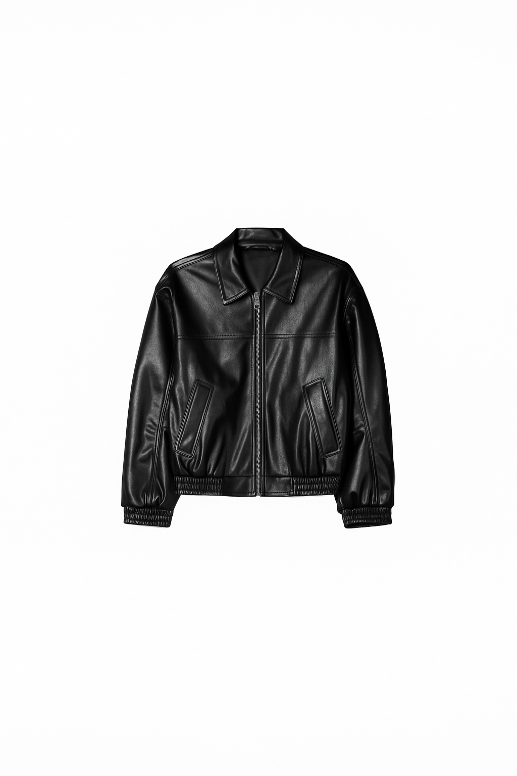 Jorja Leather Bomber Jacket