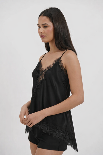 Asymmetric lace dress