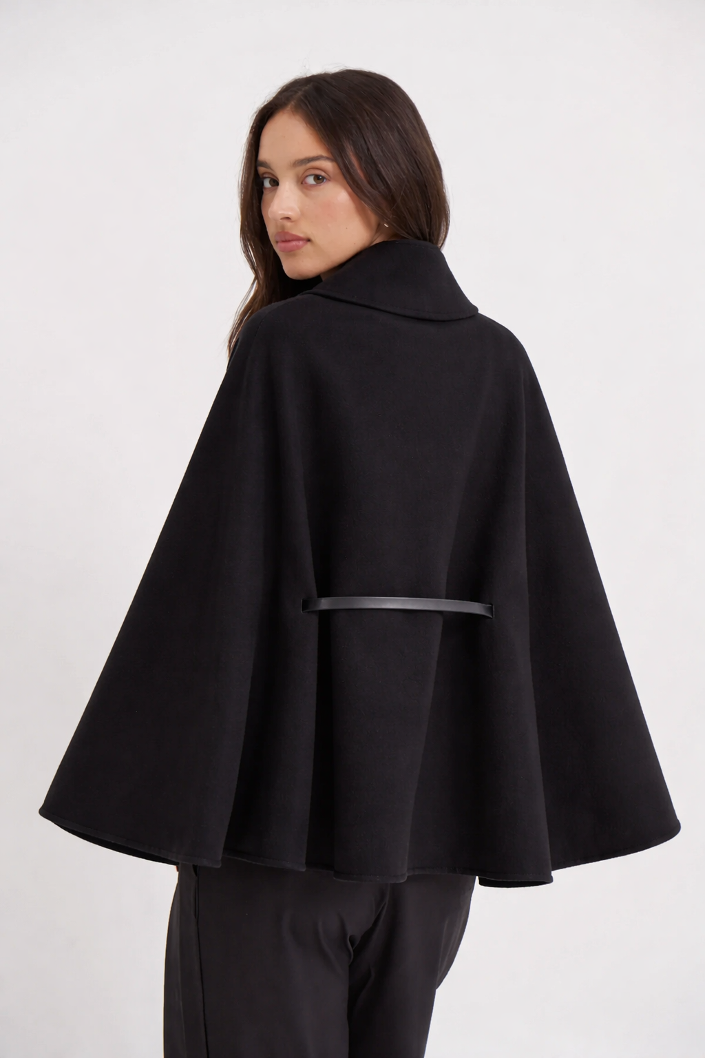 Belted Cape Poncho