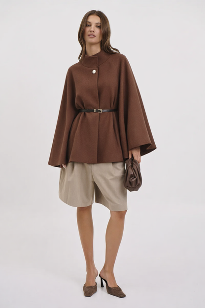 Belted Cape Poncho