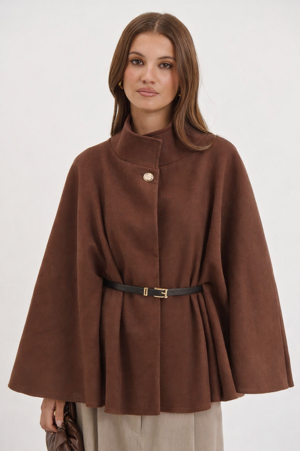 Belted Cape Poncho