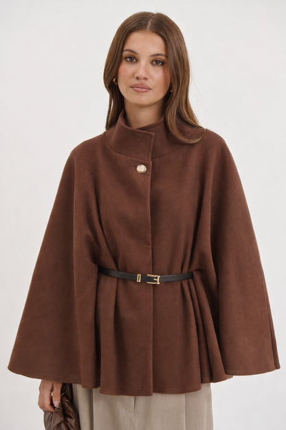 Belted Cape Poncho