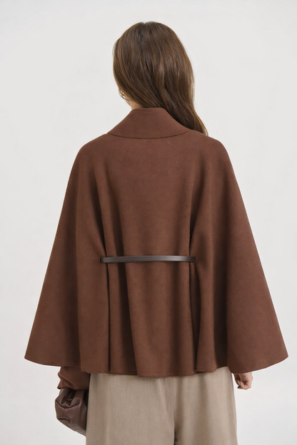 Belted Cape Poncho