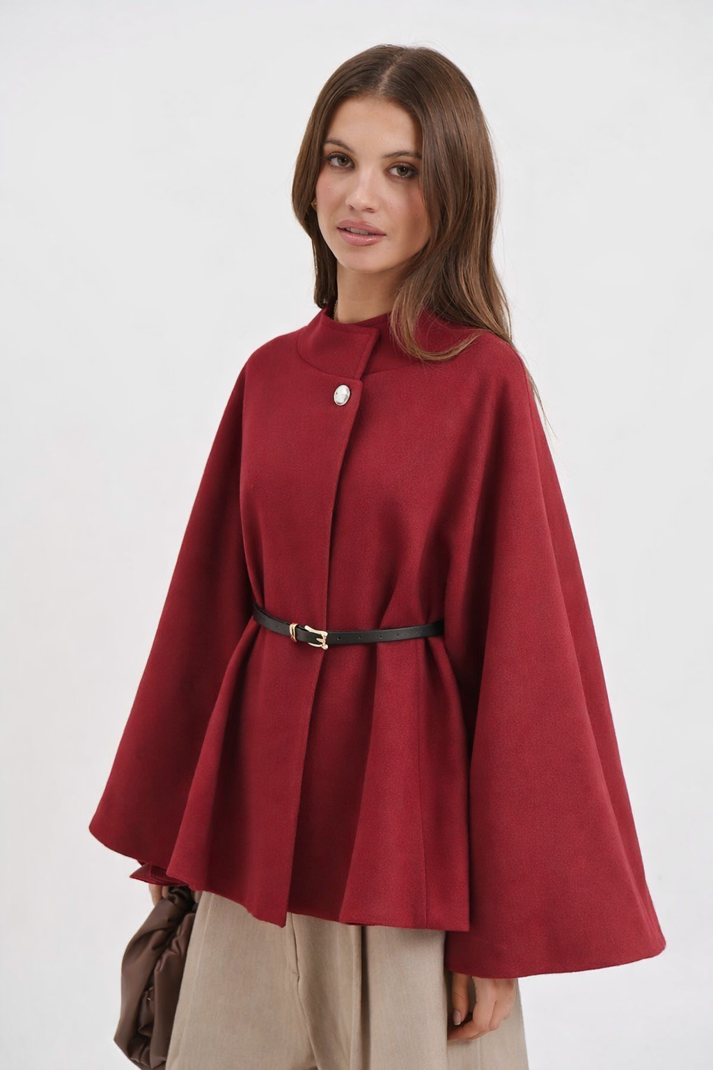 Belted Cape Poncho