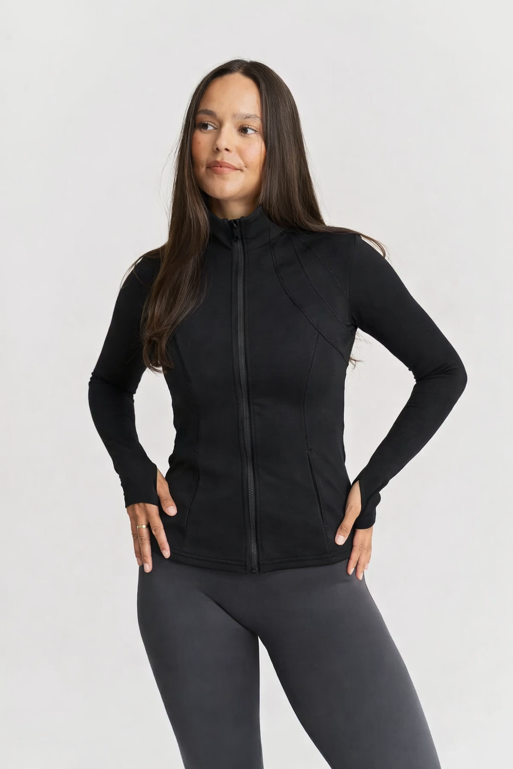 Sculpting sports jacket