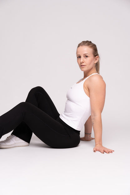 Day Flare Leggings Short (Black)