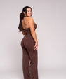 Ease x Amalie Vad - Straight Leg Pants (Coffee Brown)
