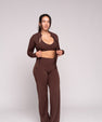 Ease x Amalie Vad - Straight Leg Pants (Coffee Brown)
