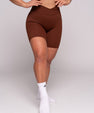 Thrive V-Cut Shorts (Brown)