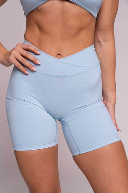 Thrive V-Cut Shorts (Baby Blue)