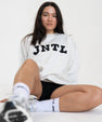 JNTL Oversized Crewneck Sweatshirt (Light Grey)