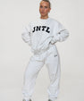 JNTL Oversized Crewneck Sweatshirt (Light Grey)