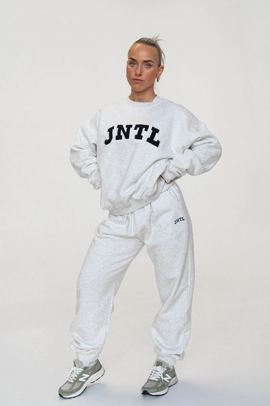 JNTL Oversized Crewneck Sweatshirt (Light Grey)