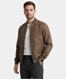 Maison Verdi| Men's Suede Bomber Jacket Style