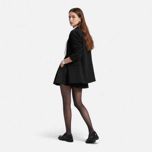 Maison Verdi | Elegant High Waist Pleated Women's Skirt