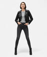 Ancient World | Timeless Women's Leather Biker Design Jacket