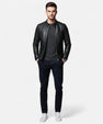 Maison Verdi | Men's Slim Fit Biker Leather Jacket