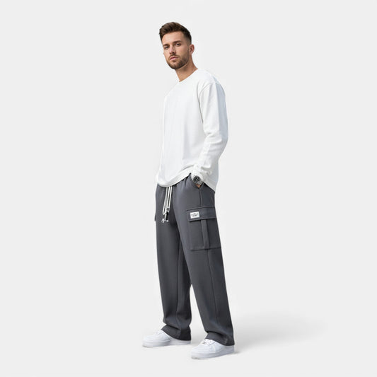 Maison Verdi | Men's Cargo Jogger Pants – Loose Fit Casual Streetwear