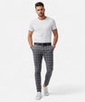 Maison Verdi | Men's Checked Chino Pants Premium Elegance