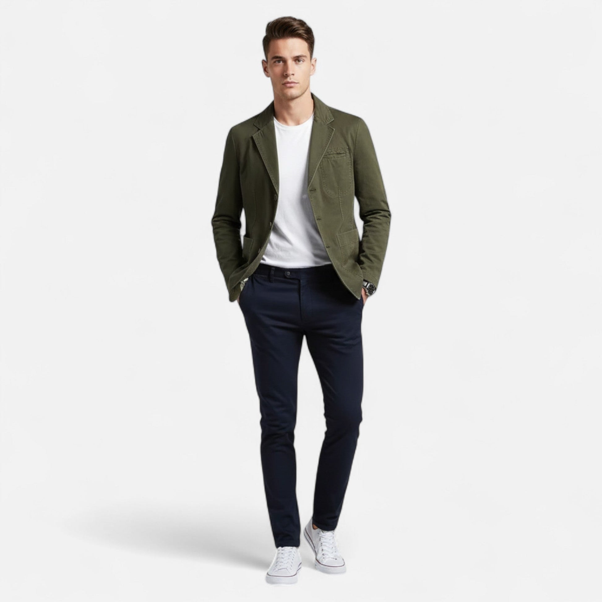 Maison Verdi| Men's Blazer Large Size Italian Style