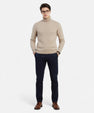 Maison Verdi | Men's Solid Knit Turtleneck Sweater
