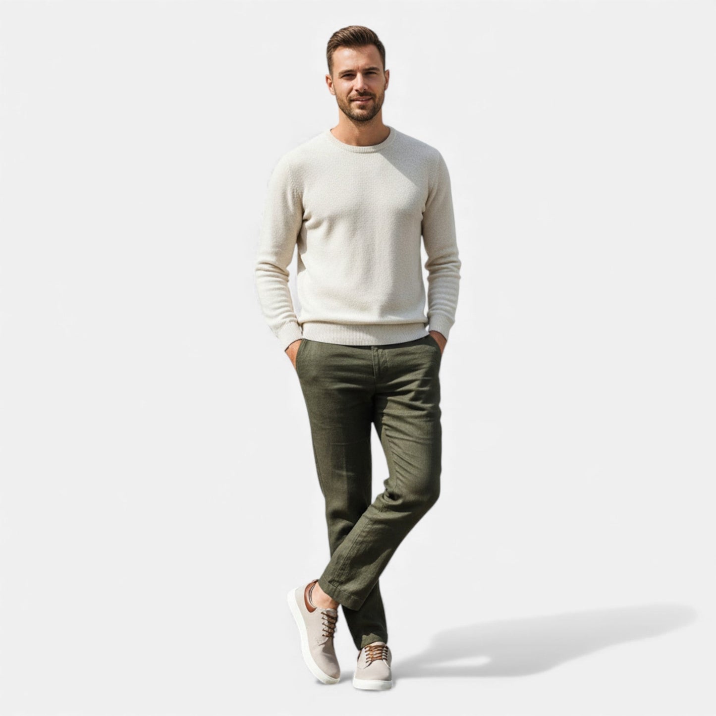Maison Verdi | Classic Canvas Sneakers – Vulcanized Lace-up Shoes