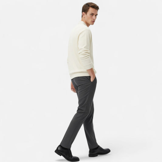 Maison Verdi | Men's Long Sleeve Polo Heritage Style