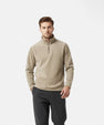 Maison Verdi | Men's Fleece Zip-Up Sweater Autumn-Winter