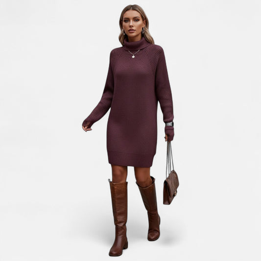 Maison Verdi | Elegant Women's Dress in Classic Knit