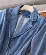 Malin Tassou Contemporary Denim Blazer
