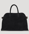 Malin Tassou Large Structured Suede Handbag