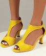 Malin Tassou Mid Heel Sandals with Ankle Strap