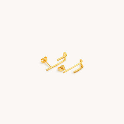 Moon Lining Earrings