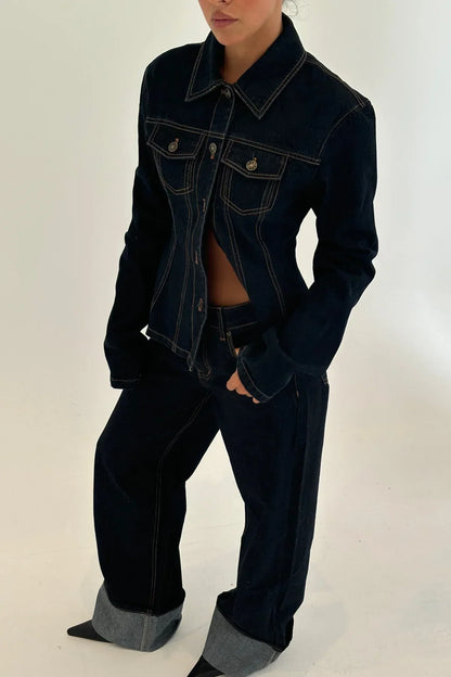 Valeria - Dark denim jacket