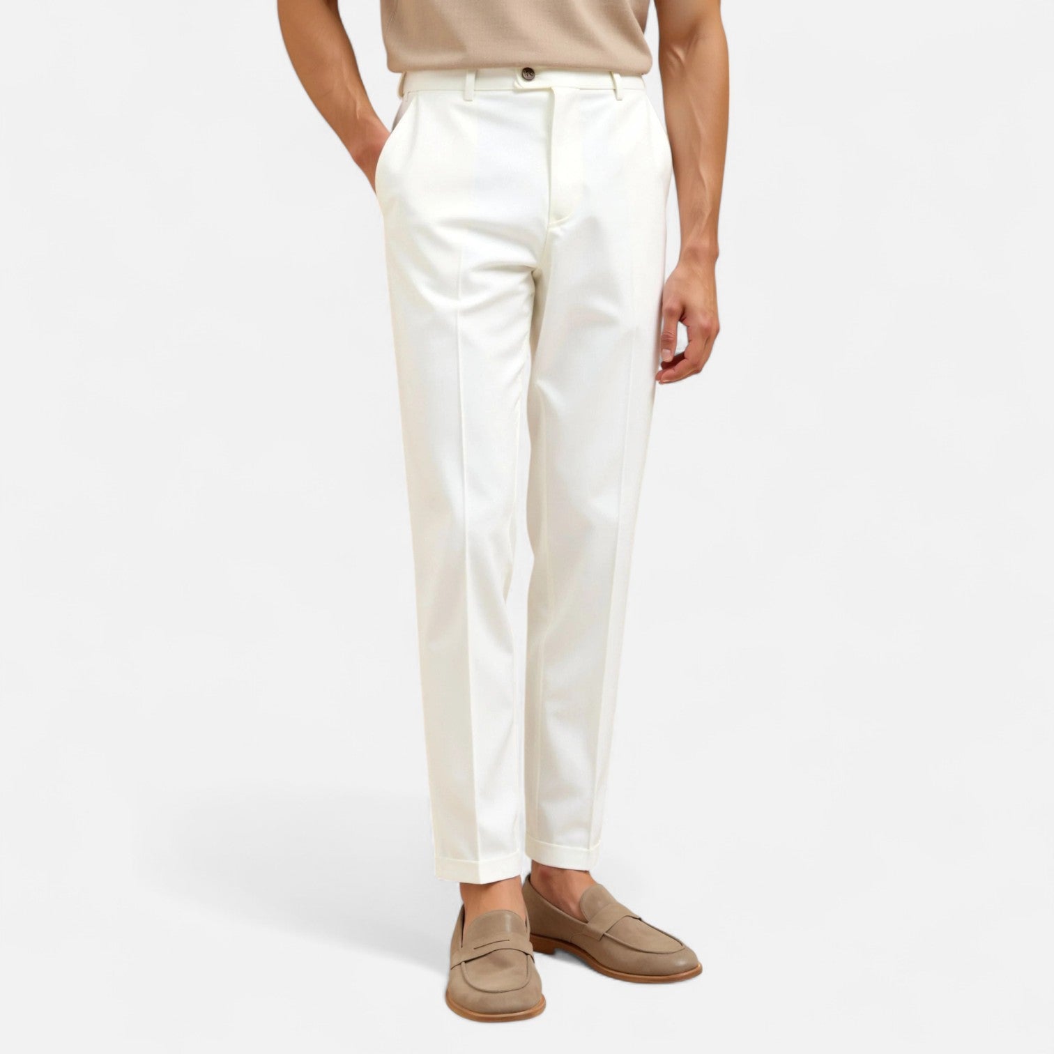 Maison Verdi | Men's Straight Cut Chino Pants