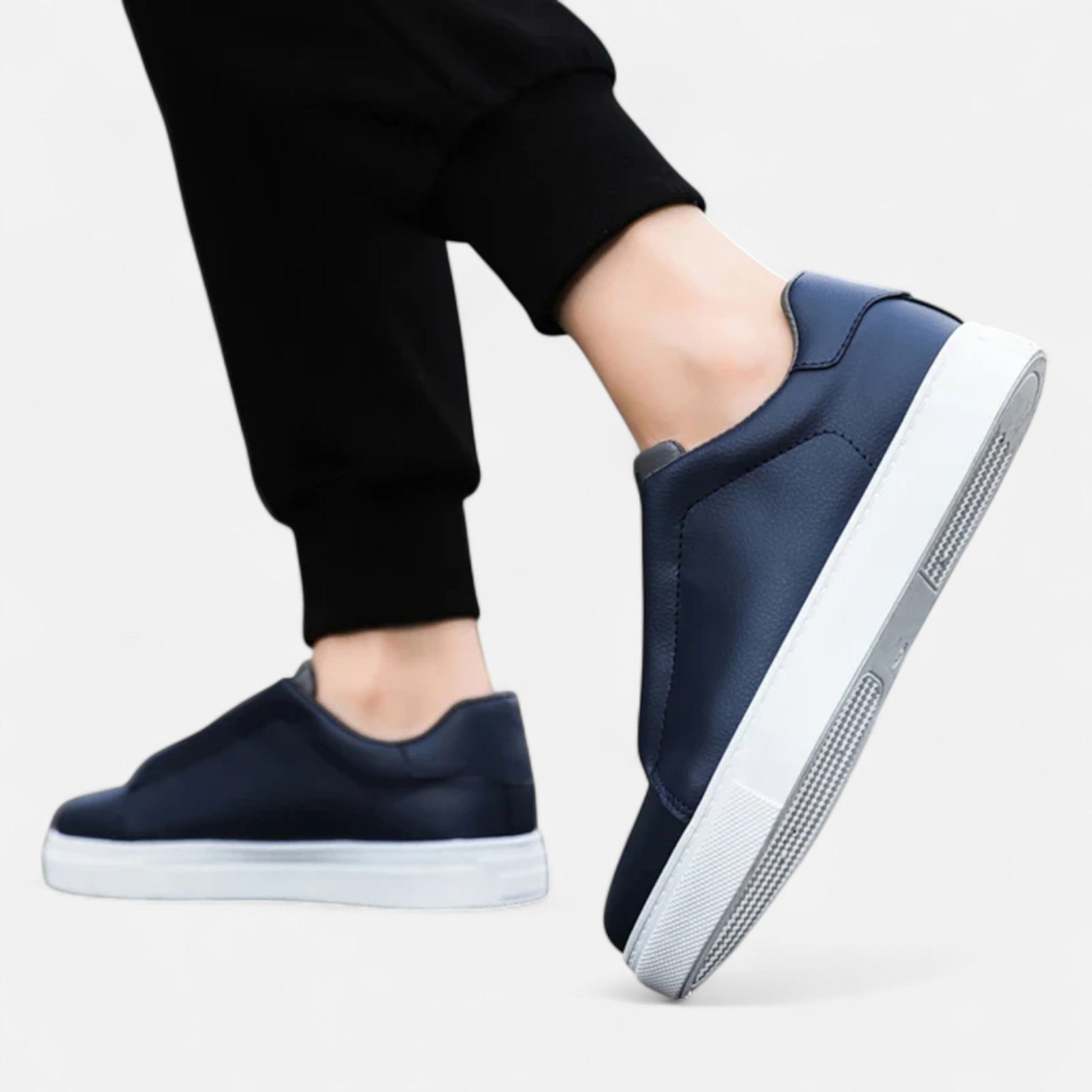 Maison Verdi | Premium Leather Slip-On Men's Sneakers