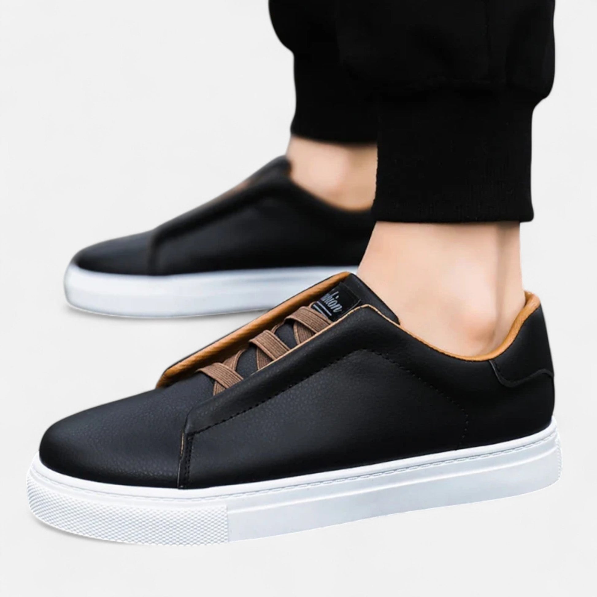 Maison Verdi | Premium Leather Slip-On Men's Sneakers