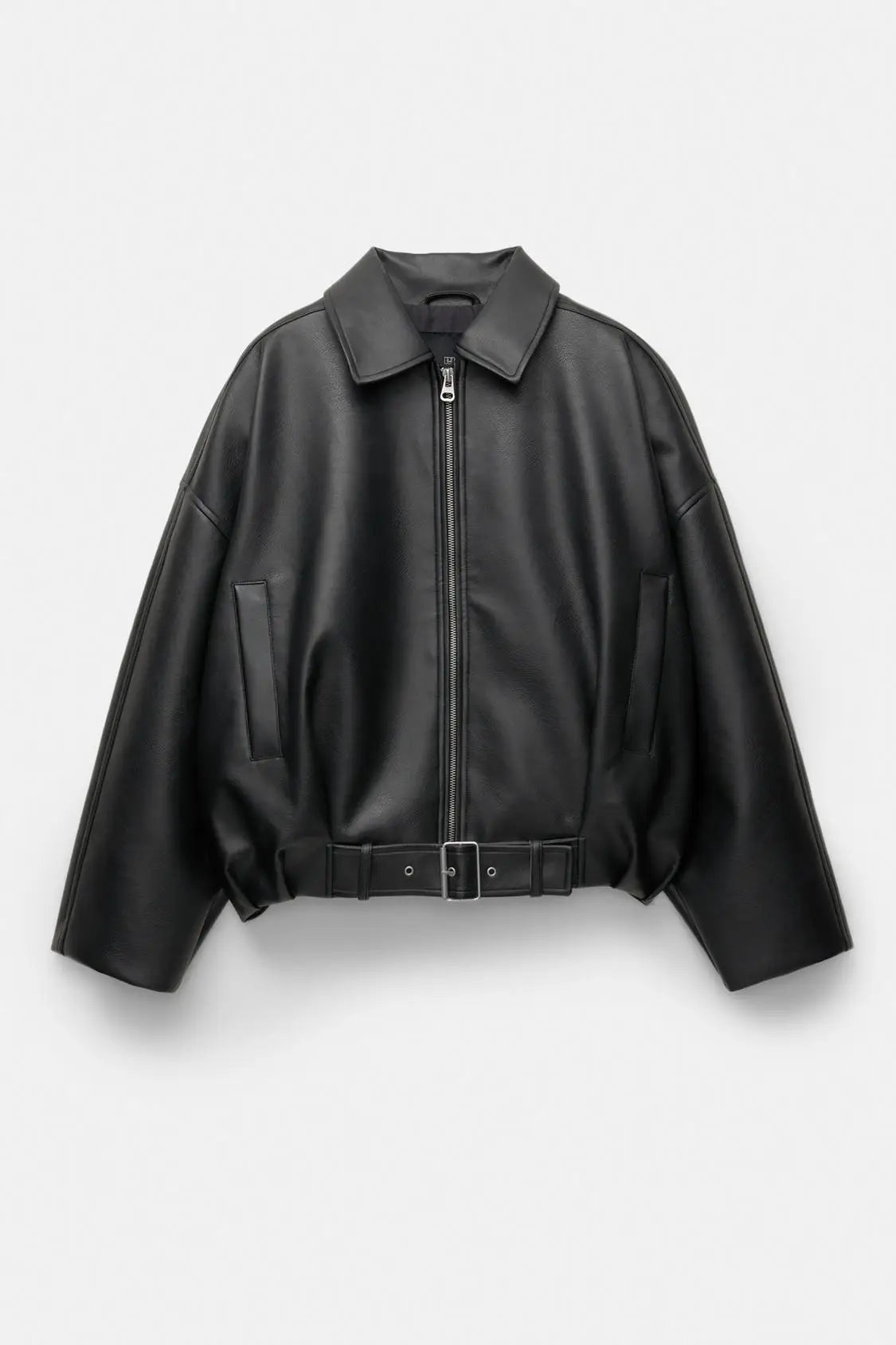 Faux leather jacket