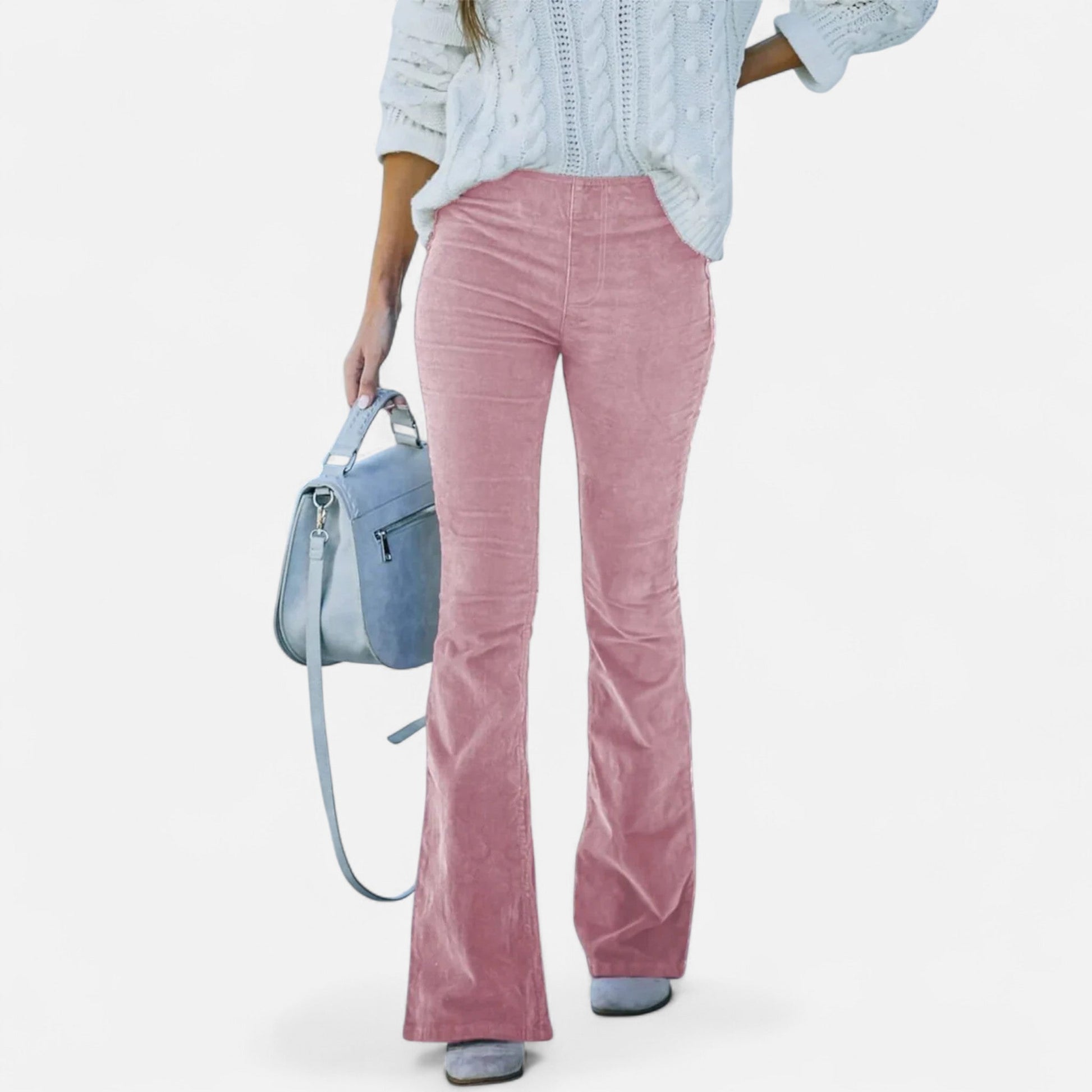 Maison Verdi | Women's High Waist Flared Pants