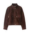 Suede Bomber Jacket