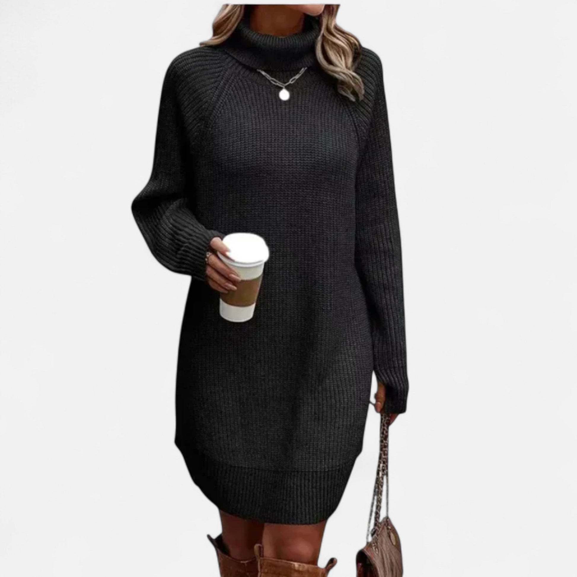 Maison Verdi | Elegant Women's Dress in Classic Knit