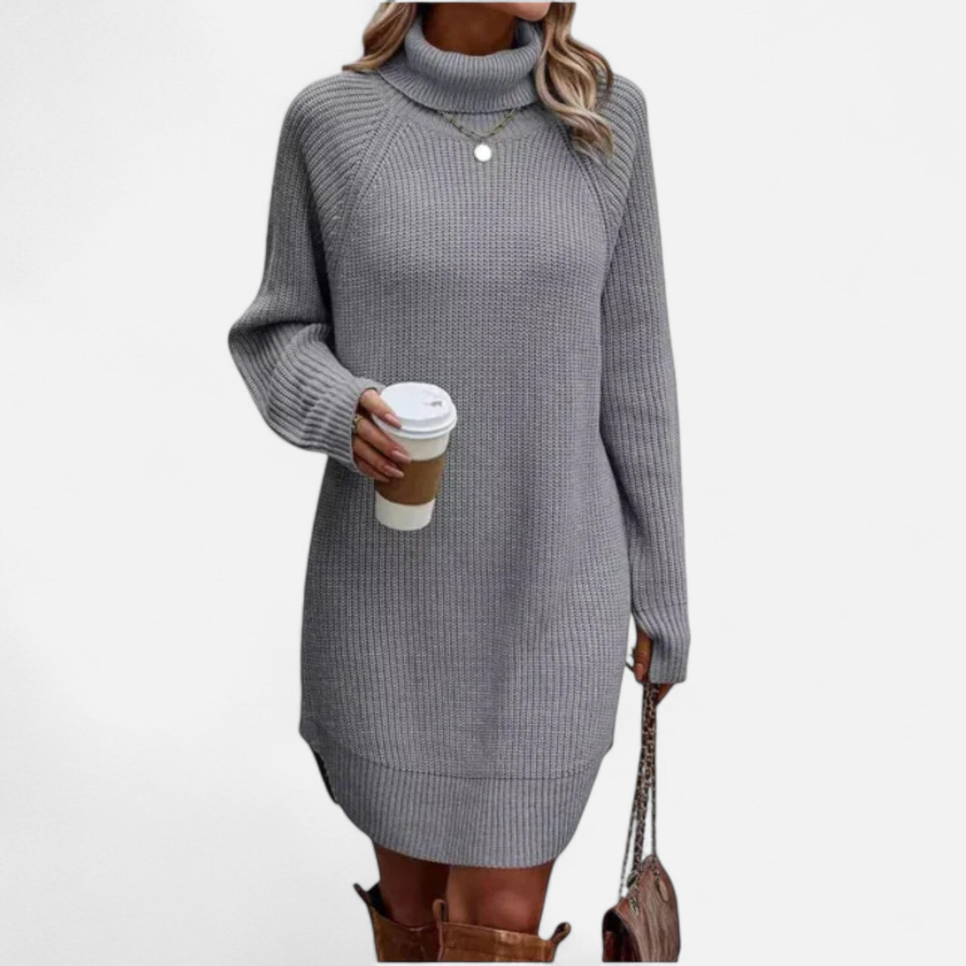 Maison Verdi | Elegant Women's Dress in Classic Knit