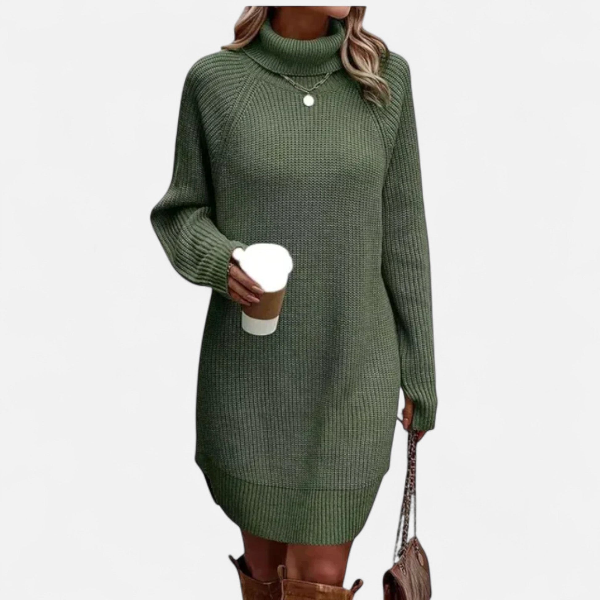 Maison Verdi | Elegant Women's Dress in Classic Knit